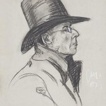 Portrait d’un marchand ambulant, Paris 1907, Edouard Morerod, peintre