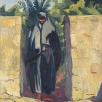 Sur le seuil, 1911, Edouard Morerod, peintre