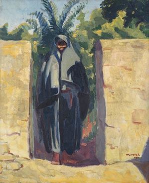 Sur le seuil, 1911, Edouard Morerod, peintre